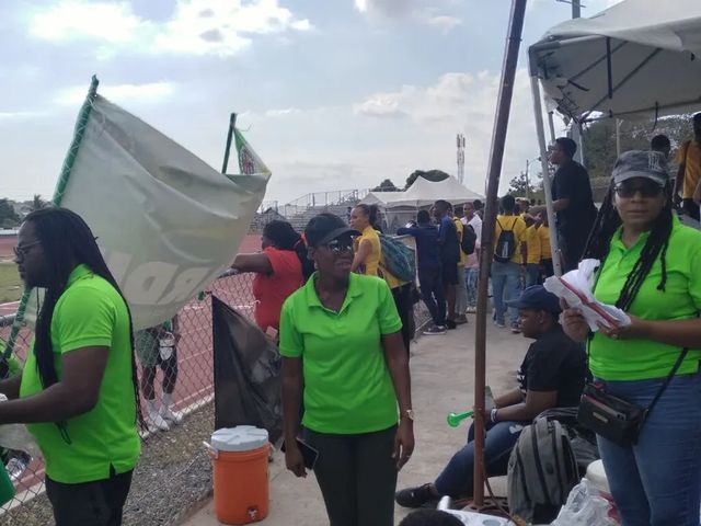 Team colours at Caribbean Sports Day